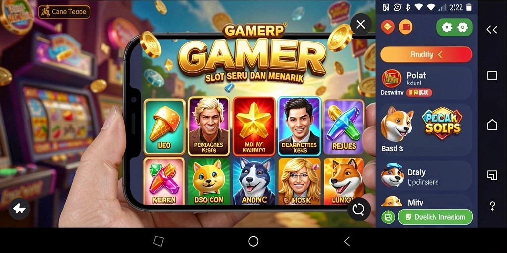 Tampilan gameplay Slot yang menarik dan interaktif di GAMERP.