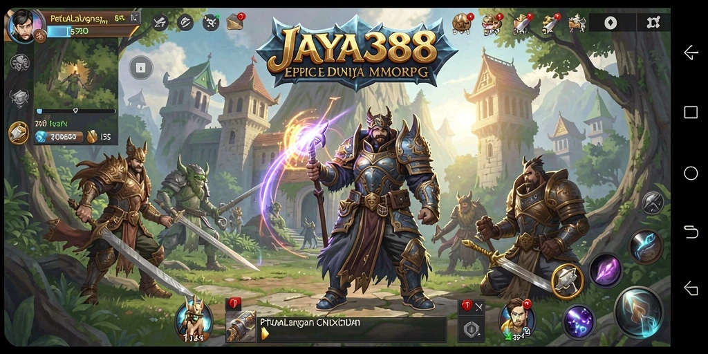 Gameplay JAYA388 yang memukau di dunia MMORPG.