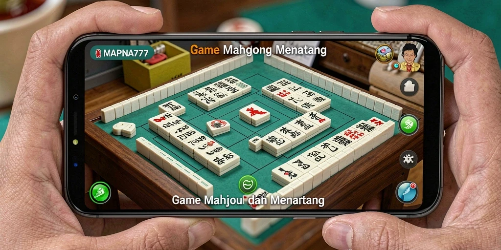 Tampilan screenshot utama MAPNA777 dengan gameplay Mahjong yang menarik dan menantang.