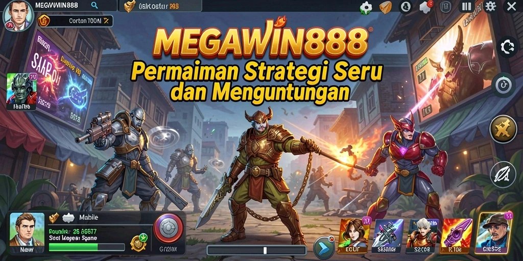 Tampilan gameplay seru dan interaktif dari MEGAWIN888.