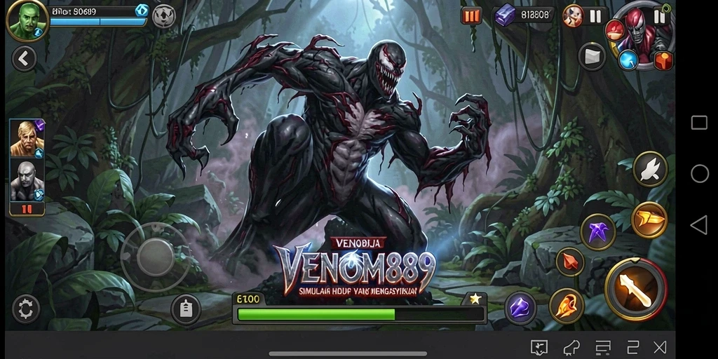 Tampilan gameplay dalam <strong>VENOM889</strong> yang menarik dan realistis.