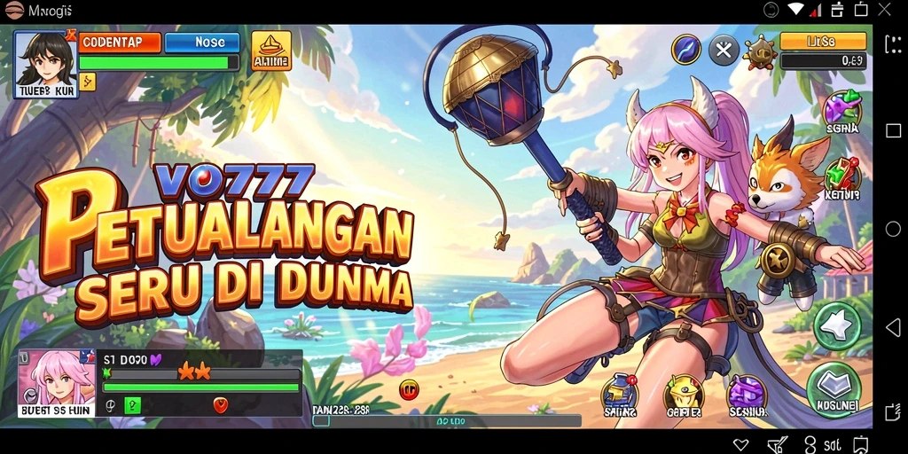 Tampilan gameplay VO777 yang menarik dan penuh warna.